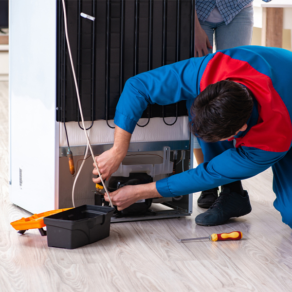 how much do you charge for refrigerator repair services in Mountainburg
